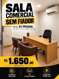 Imagem do anuncio Salas comerciais sem fiador