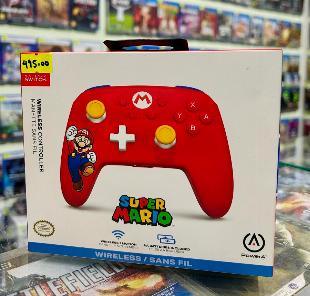 Controle PowerA Wireless Super Mario para Nintendo Switch