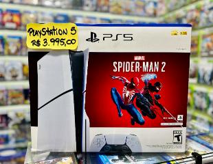 PlayStation 5 Slim 1TB + Spider-Man 2 Novo Lacrado