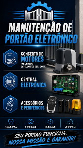 Imagem do anuncio Portão eletrônico|Maringá e Sarandi|conserto|Manutenção.