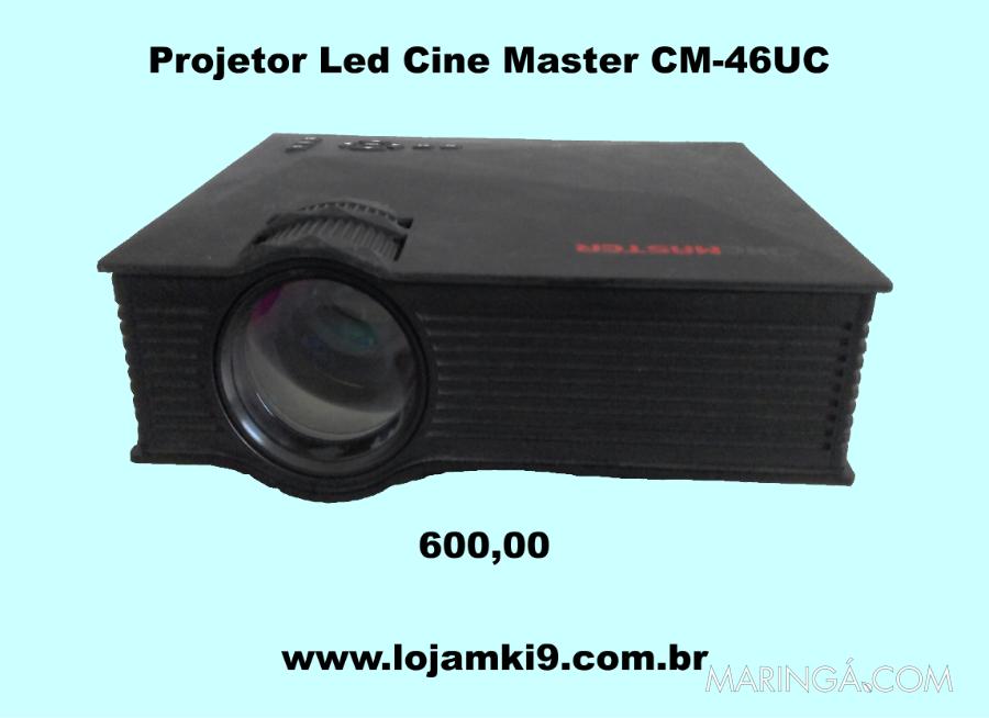 Projetor Led Cine Master CM-46UC Wifi 1200 Lumens