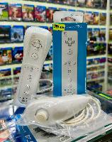 Kit Controle Remote + Nunchuk Original Seminovo Conservado