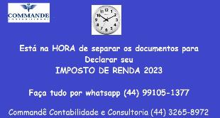 IRPF - Declaração de Imposto de Renda 2023