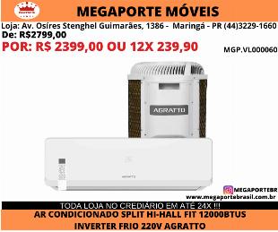 Ar Condicionado Split Agratto 12000 Btu Inverter 220v