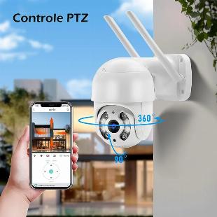 Camera Segurança Wifi Dome Full Hd A8 A prova D'agua