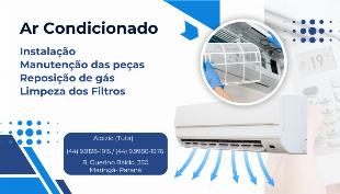 Ar condicionado Instalação/ Manutenção / Reposição de gás e limpeza