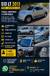 Imagem do anuncio Chevrolet S10 Pick-up LT 2.8 TDI 4X4 CD Diesel AUT 2013