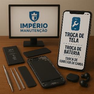 Telas e baterias para celular - Aceito cartão