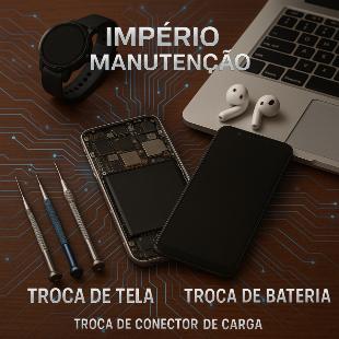 Telas e baterias para celular - Aceito cartão