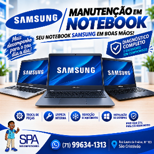 Imagem do anuncio Assistência Técnica, Conserto e Manutenção em Notebook e Netbook Samsung em Salvador e região