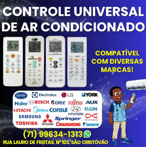 Controle Universal para Ar Condicionado em Salvador e Região