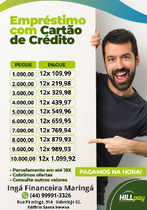 EMPRÉSTIMO NO CARTÃO DE CRÉDITO MARINGÁ