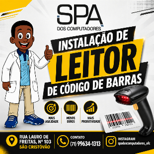 Imagem do anuncio Instalação de Leitor de Código de Barras em Salvador Ba