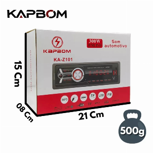300W Radio De Carro Som Automotivo Mp3 Player Bluetooth Super potente