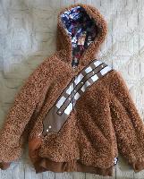 Jaqueta infantil dupla face Chewbacca Star Wars cosplay original da Disney tipo teddy bear
