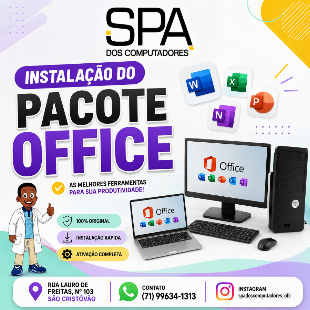 Imagem do anuncio Instalação do Pacote Office em Salvador Ba