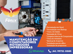 Venda e assistência técnica na área de tecnologia, com as melhores marcas e profissionais