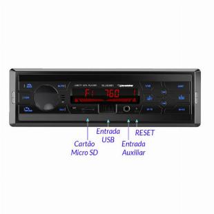 Auto Rádio Roadstar Bluetooth - Rs2604Br Plus