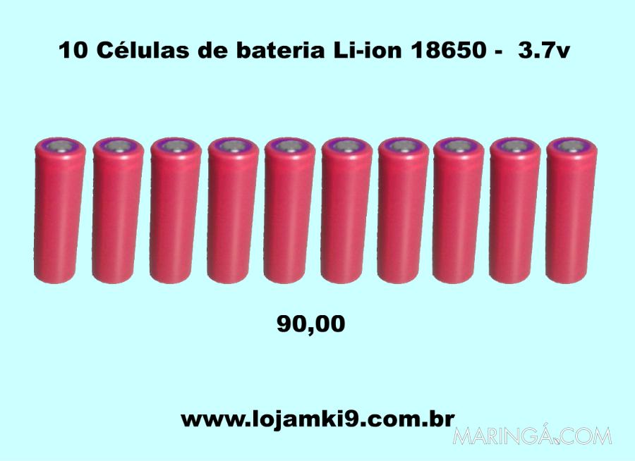 Kits de Células de baterias Li-ion 18650 - 3.7v
