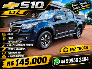 S10 4x4 Flex, 4 Pneus Novos, 2020