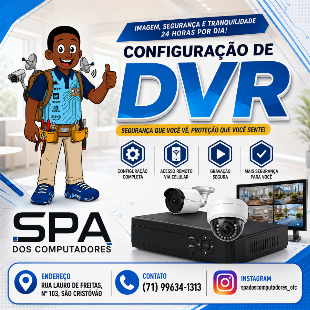 Configuração de Dvr em Salvador Ba