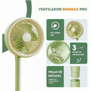 Imagem do anuncio Ventilador de Circulação Vento super Forte Bommax 100w