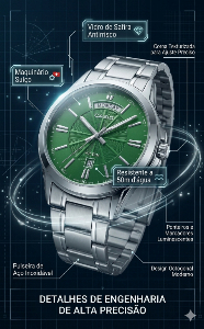 Rifa Relógio Casio Sport Fino Green