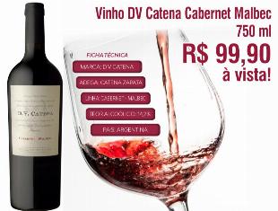 Vinho Argentino Dv Catena Cabernet Malbec 750ml  Unid - Safra 2019