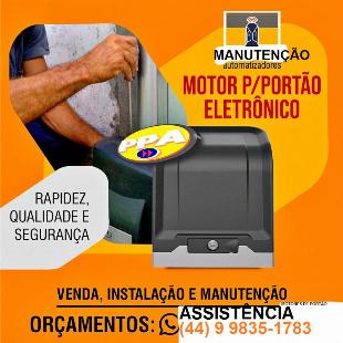 MOTOR PARA PORTÃO MANUTENÇÕES E INSTALAÇÕES