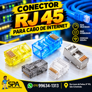 Conector Para Cabo de Internet em Salvador e Região