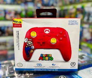 Controle PowerA Wireless Super Mario para Nintendo Switch