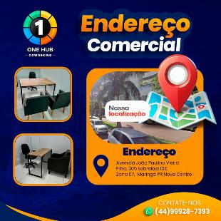 Endereço Comercial (OneHub Coworking Maringá)