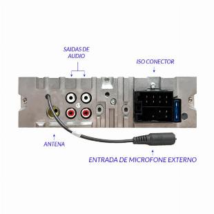 Auto Rádio Roadstar Rs2724Br Bluetooth Es 24V