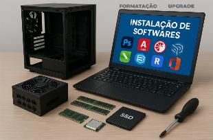 Formatação e instalação de softwares