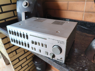 AMPLIFICADOR/EQUALIZADOR BOSCH GEMINI ANOS 80 ( RARO )