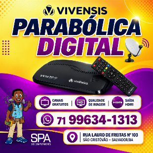 Receptor Digital Parabólica Profissional em Salvador e Região
