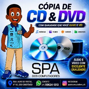 Imagem do anuncio Cópia de Cd e Dvd em Salvador Ba