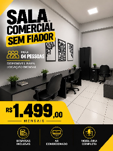 Imagem do anuncio SALA COMERCIAL SEM FIADOR CENTRO DE MARINGÁ