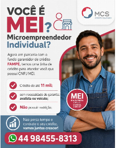 Microcrédito  para MEI - Microempreendedor Individual
