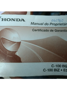 Honda Biz 100cc ES 2005 Cor Preta
