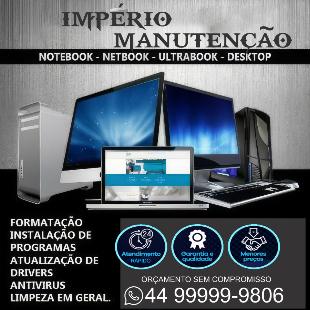 Computador e notebook - formatação