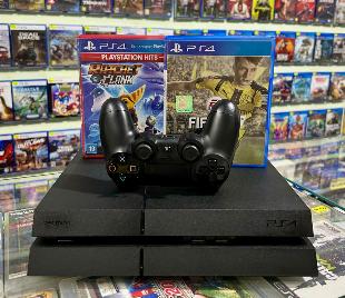 PlayStation 4 FAT 500GB C/2 Jogos Seminovo Conservado