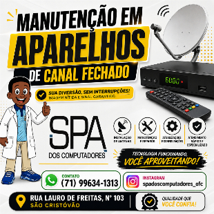 Manutenção em aparelhos de canal fechado
