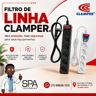 Filtro de Linha Clamper em Salvador e região