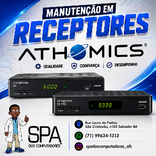 Imagem do anuncio Manutenção em Receptores Athomics