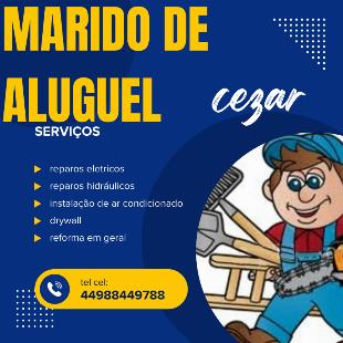 marido de aluguel cezar pequenos reparos eletrico, hidraulico, drywall e ar condicioando.