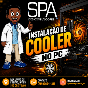 Instalação de Cooler no Pc em Salvador Ba