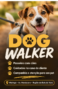 DOG WALKER E MOTORISTA PARTICULAR EM MARINGÁ – PR