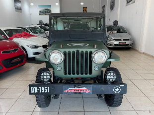 Jeep Willys Militar 4x4 Placa Preta 1950