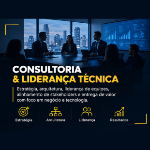 Imagem do anuncio Liderança Técnica | Estratégia, Arquitetura de Software e Gestão de Equipes